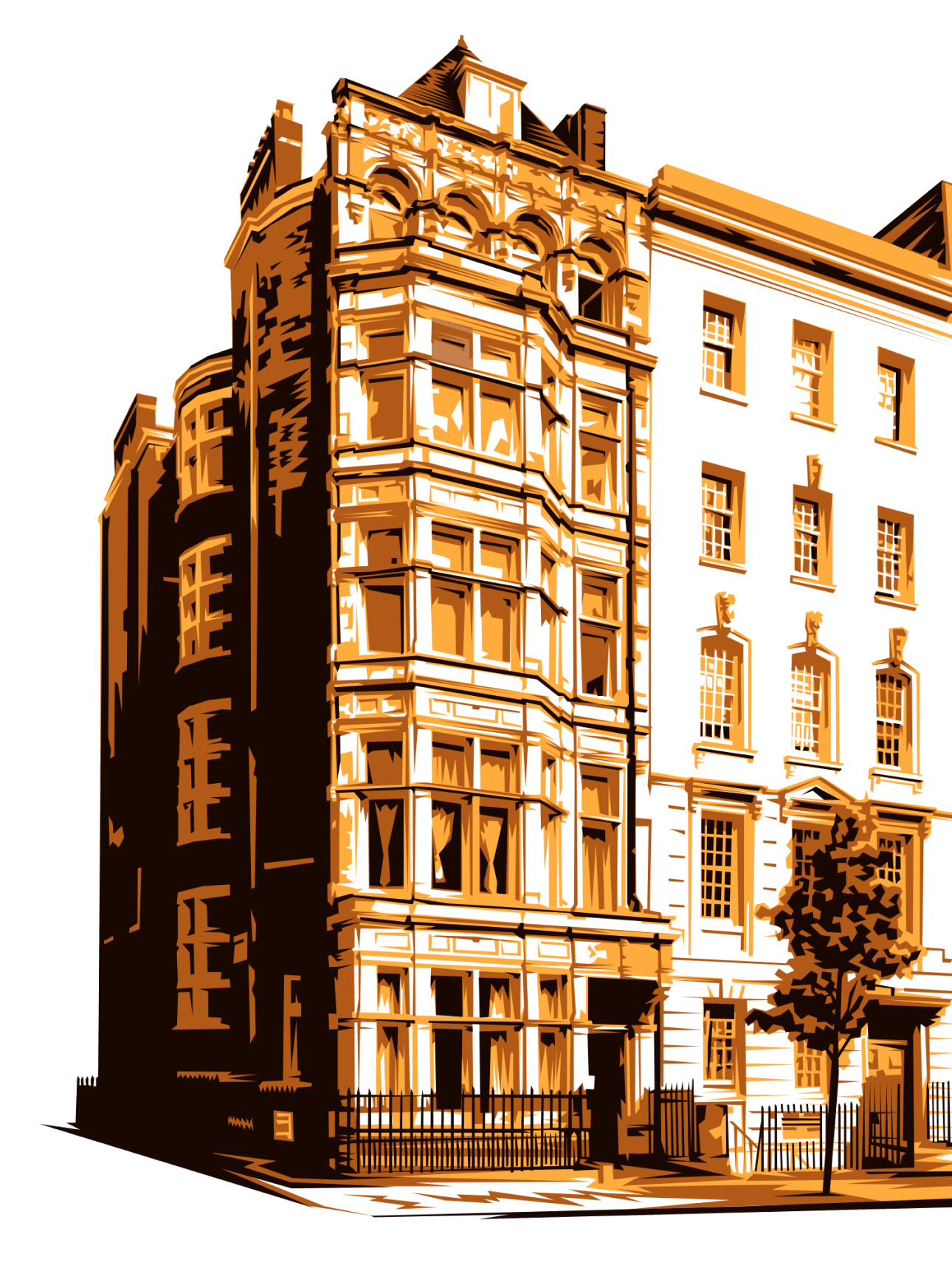 Illustration of building