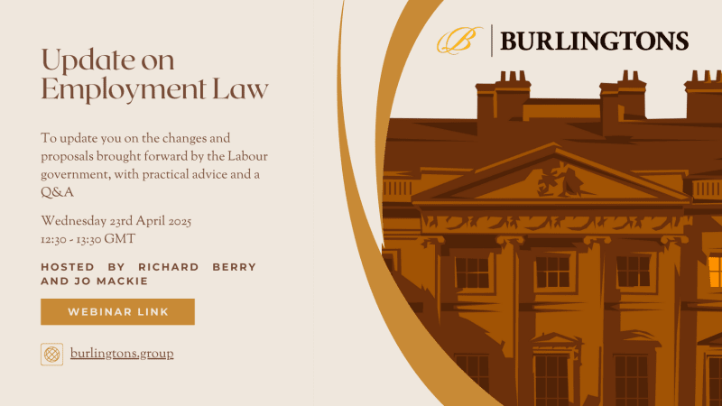 Richard Berry and Jo Mackie to host webinar providing an update on UK employment law - featrured image